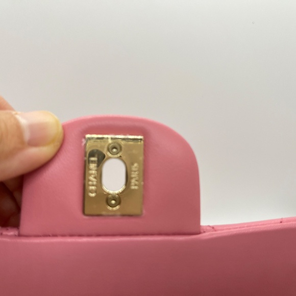 Chanel Small CF Lambskin (Pink) - Picture 10 of 14